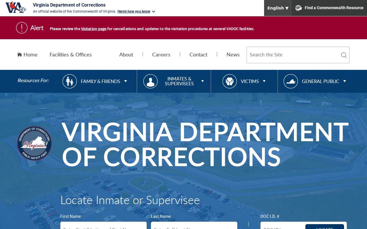 Brambleton residents directory Virginia Department of Corrections locator