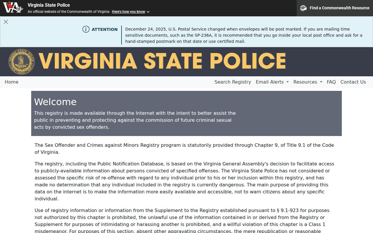 Brambleton residents directory Virginia registry search interface